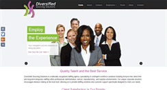 Desktop Screenshot of diversifiedsourcingsolutions.com